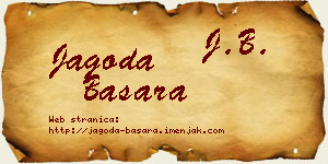 Jagoda Basara vizit kartica